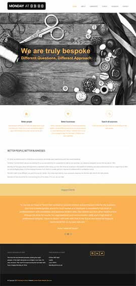 Website design and buil